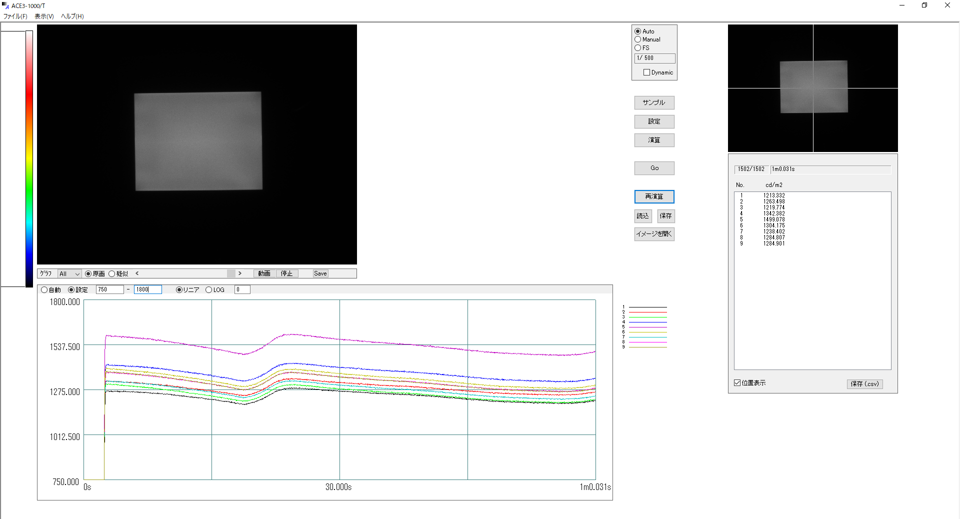 ACE3 Monochrome / NIR T Measure